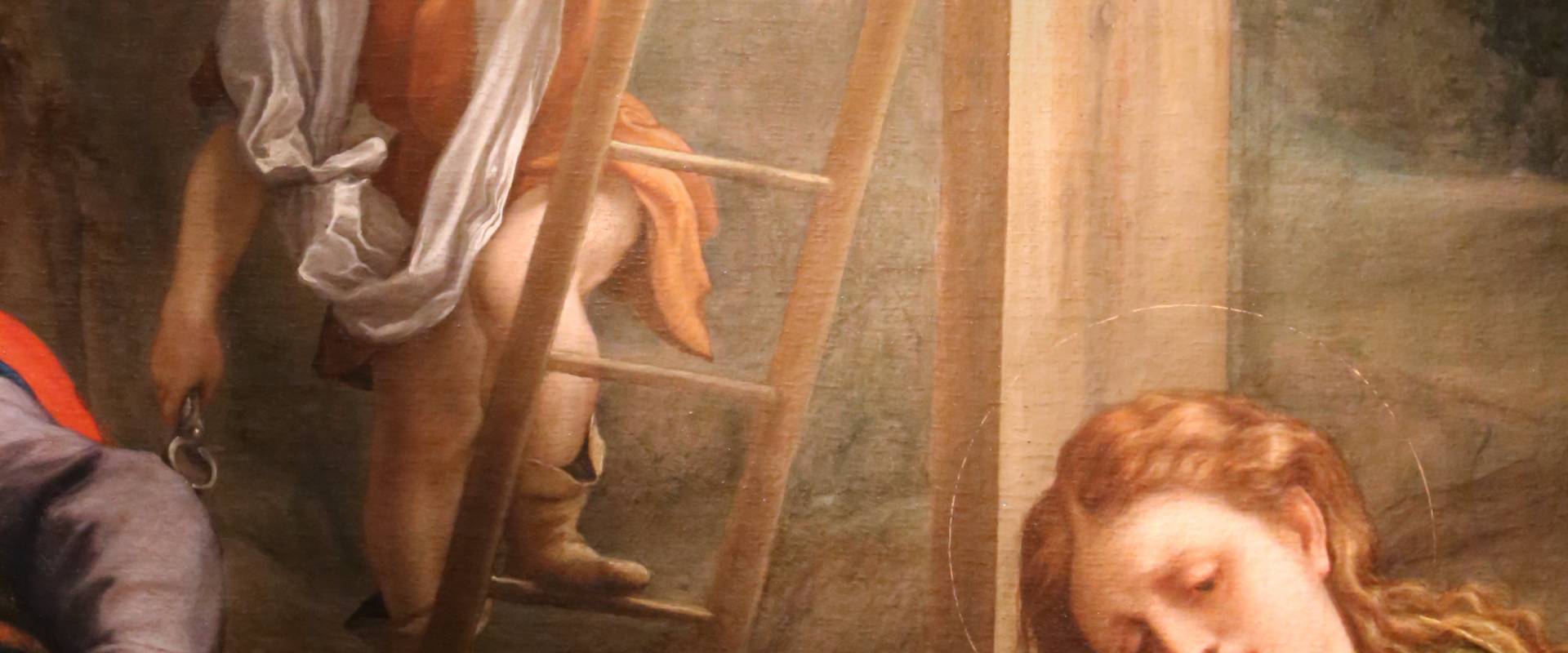 Correggio, compianto sul cristo morto, 1524 ca. 05 scala foto di Sailko